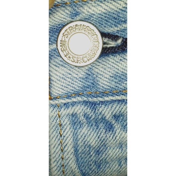 LEVIS Jeans Women's Size 26 Blue Wash Ribcage Straight Button Up Fly Red Tag - Picture 8 of 11